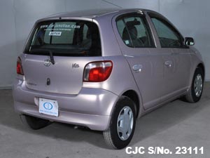 Rear View of  Toyota Vitz Yaris