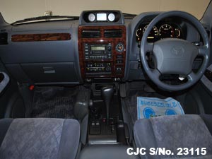 Steering cabin View of Toyota Land Cruiser Prado