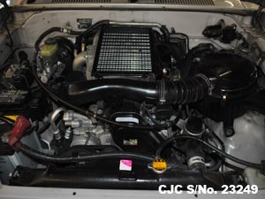 Engine cabin View of Toyota Land Cruiser Prado