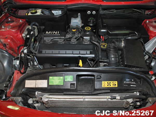 Engine View of Mini Cooper