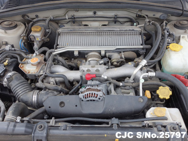 Japanese Used Subaru Forester Engine View