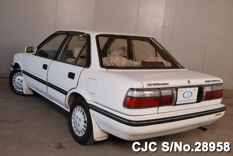 1990 Toyota Corolla White for sale Stock No. 28958 Japanese Used