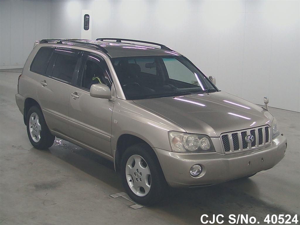 2001 Toyota Kluger Gold For Sale Stock No 40524 Japanese Used Cars