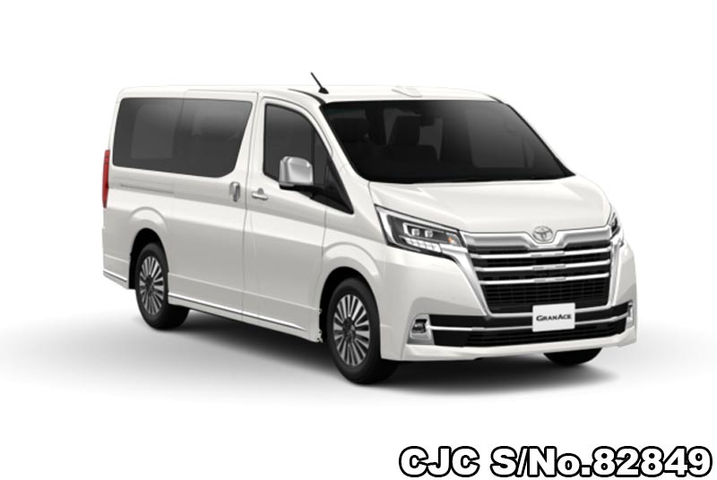 Pearl White Toyota GranAce for Diplomats
