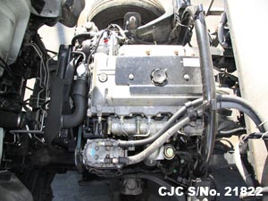 Japanese Used Mitsubishi Canter Engine View