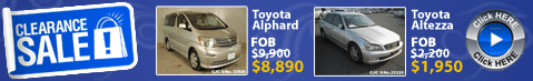 Clearance Sale from Car Junction Co Ltd