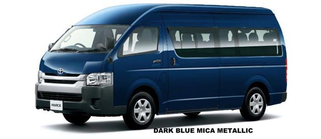Toyota Hiace Commuter 2023 in Dark Blue Mica Metallic