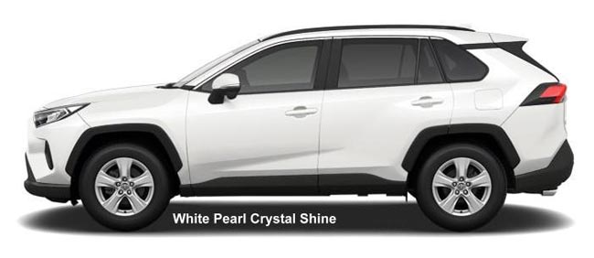 Toyota Rav4 2022 in White Pearl Crystal Shine