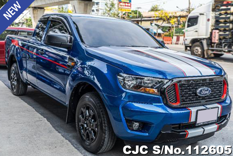 2022 Ford Ranger Blue for sale Stock No. 112605 Japanese Used Cars