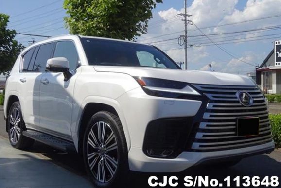 Lexus LX 600 in White for Sale Image 0