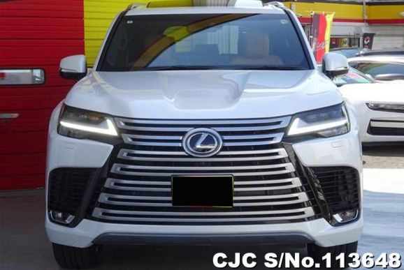 Lexus LX 600 in White for Sale Image 3
