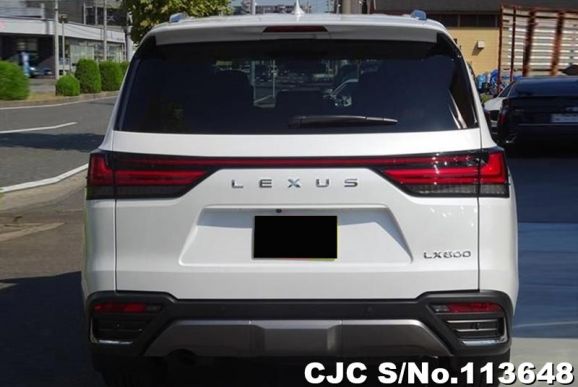 Lexus LX 600 in White for Sale Image 4