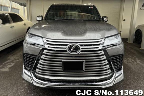 Lexus LX 600 in Sonic Titanium for Sale Image 2