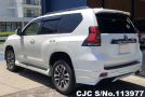 Toyota Land Cruiser Prado in Pearl White for Sale Image 2
