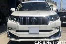 Toyota Land Cruiser Prado in Pearl White for Sale Image 4