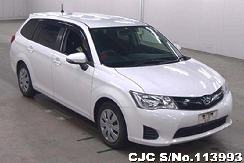 2014 Toyota Corolla Fielder Pearl White for sale | Stock No. 113993 ...
