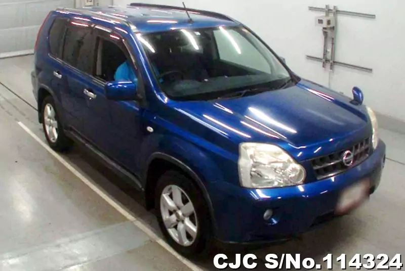 2008 Nissan XTrail Blue for sale Stock No. 114324 Japanese Used