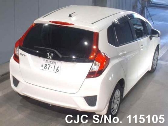 Honda Fit in White for Sale Image 1