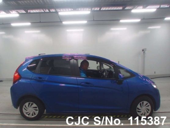 Honda Fit in Blue for Sale Image 4