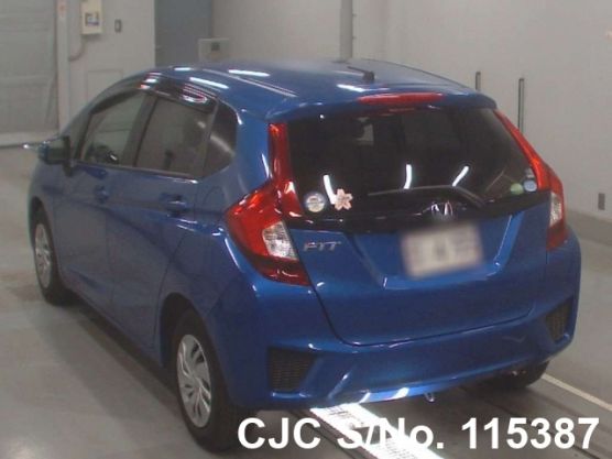 Honda Fit in Blue for Sale Image 2