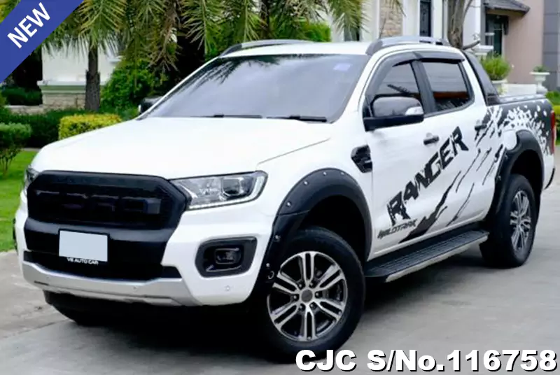 2020 Ford Ranger White for sale | Stock No. 116758 | Japanese Used Cars