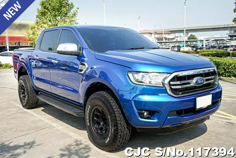 2019 Ford Ranger Blue for sale Stock No. 117394 Japanese Used Cars