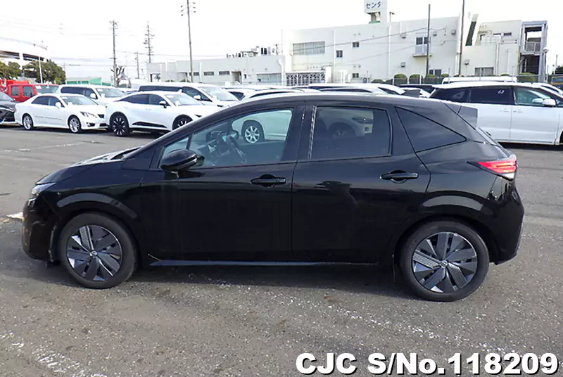 2022 Nissan Note Black for sale | Stock No. 118209 | Japanese Used