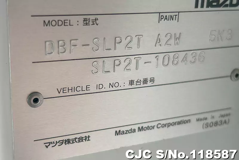 2018 Mazda Bongo Mini Pickup for sale | Stock No. 118587