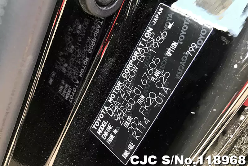 2015 Toyota Voxy Black for sale | Stock No. 118968 | Japanese Used