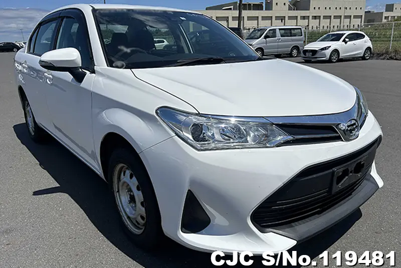 2019 Toyota Corolla Axio White for sale | Stock No. 119481 | Japanese ...