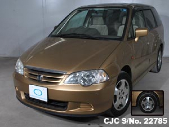HONDA  金色オデッセイ 2001 Honda Odyssey-Shuttle Gold for sale | Stock No. 22785