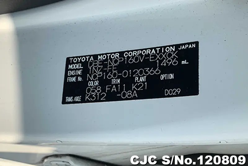 2019 Toyota Probox White for sale | Stock No. 120809 | Japanese