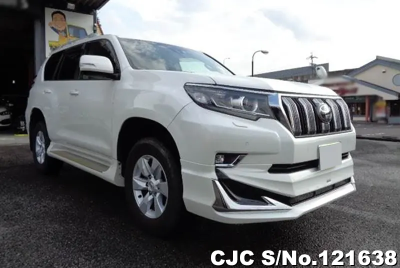 2017 Toyota Land Cruiser Prado White for sale | Stock No. 121638