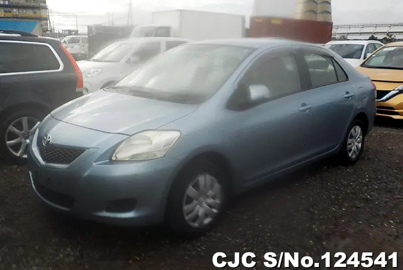 Toyota Belta in Light Blue for Sale Image 3