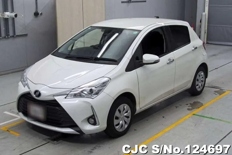 Toyota Vitz in White for Sale Image 3