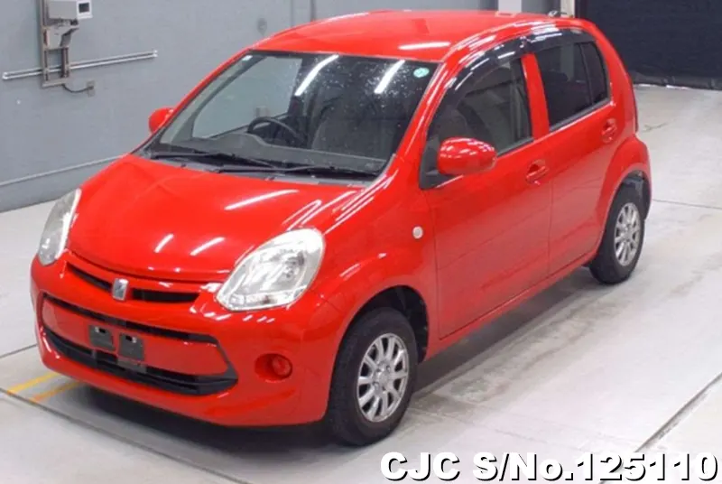 Toyota Passo in Red for Sale Image 3
