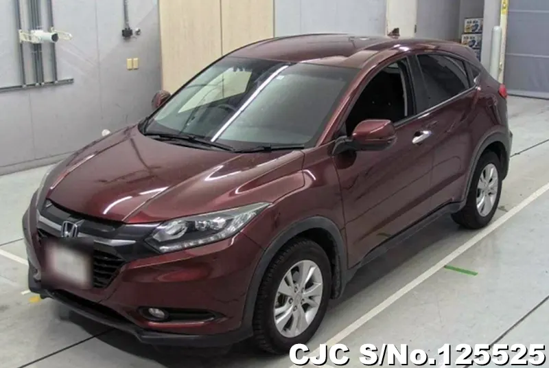 Honda Vezel in Wine for Sale Image 3
