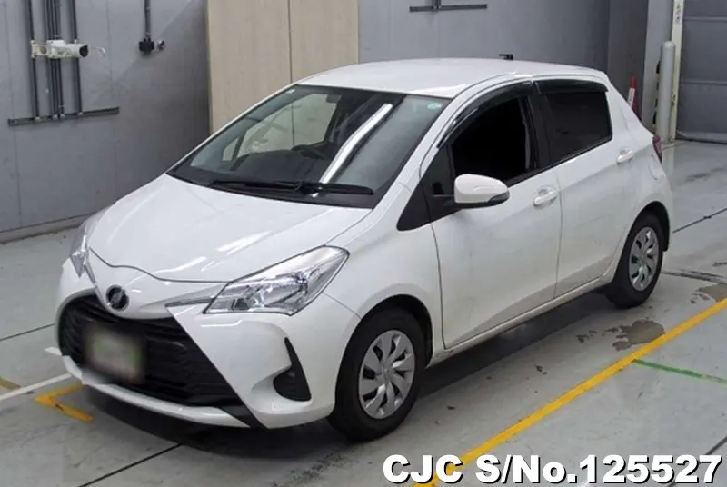 Toyota Vitz in White for Sale Image 3