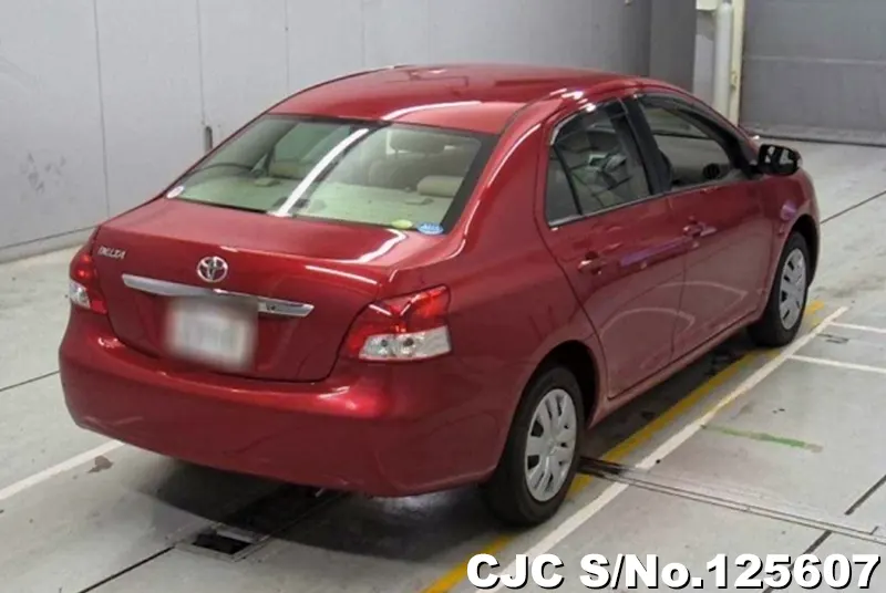 Toyota Belta in Red for Sale Image 2