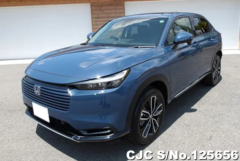 Honda Vezel in Blue for Sale Image 3