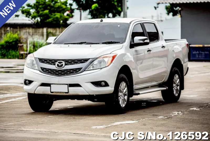 Mazda BT-50 in White for Sale Image 3