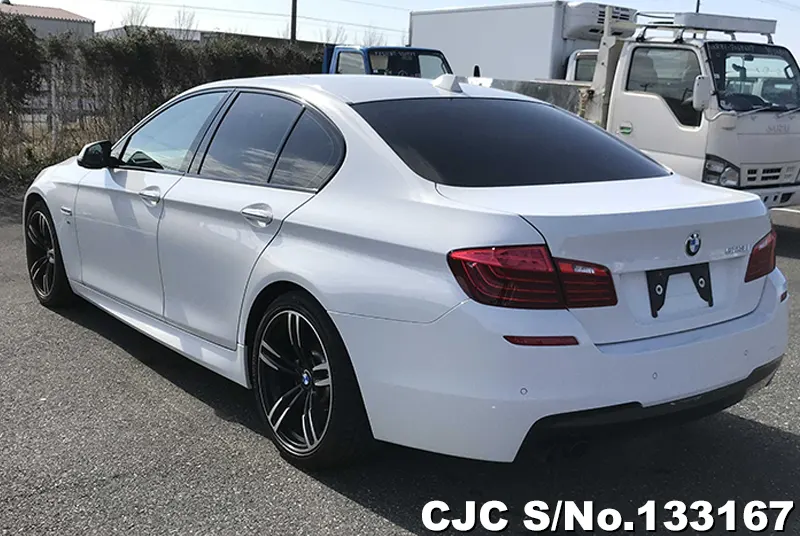 BMW 5 Series in White for Sale Image 1