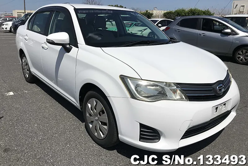 2013 Toyota Corolla Axio White for sale | Stock No. 133493 | Japanese ...
