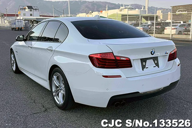 BMW 5 Series in White for Sale Image 1