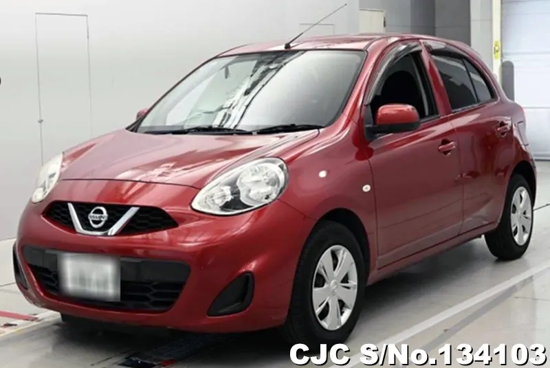 Nissan March in Red for Sale Image 3