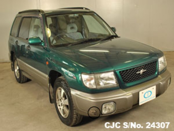 1997 Subaru Forester Green 2 Tone for sale Stock No