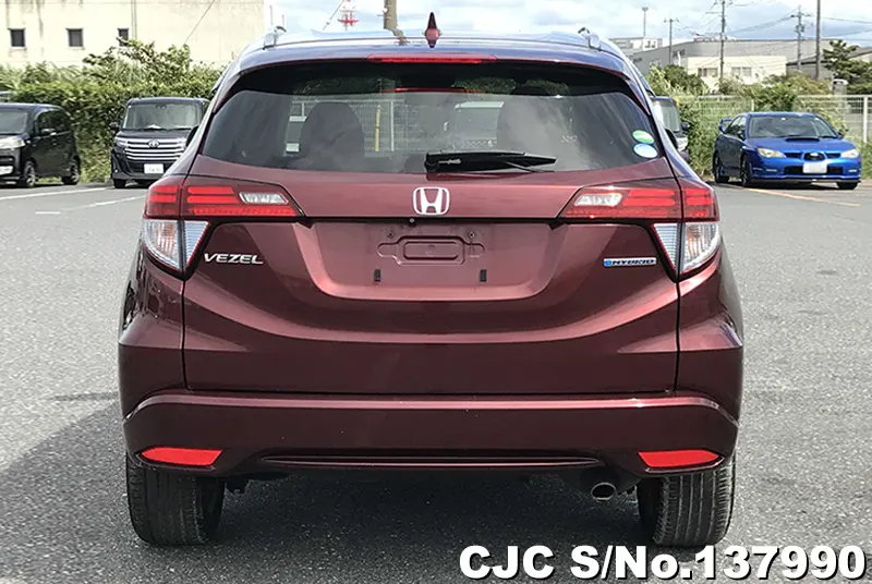 Honda Vezel in Wine for Sale Image 5