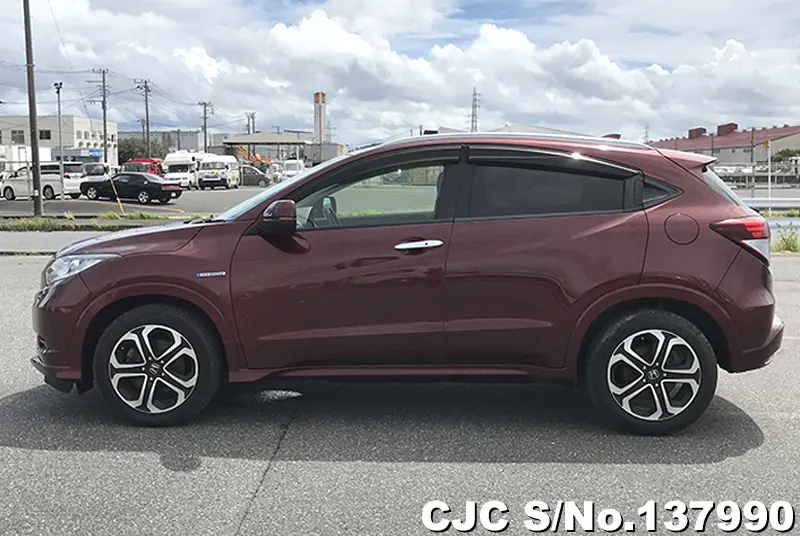 Honda Vezel in Wine for Sale Image 7