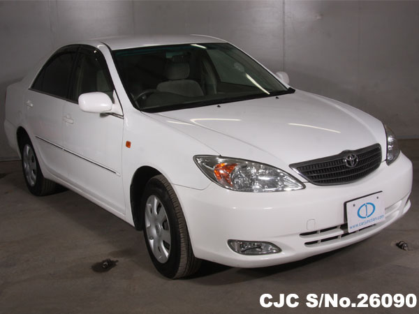 2004 Toyota Camry White for sale | Stock No. 26090 | Japanese Used Cars ...