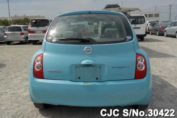  2005 Nissan March Azul Claro a la venta |  Código RS 30422 |  Exportador de autos usados ​​japoneses